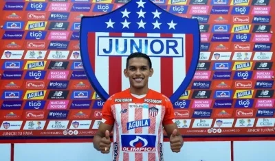 Homer Martínez, jugador de Junior.  