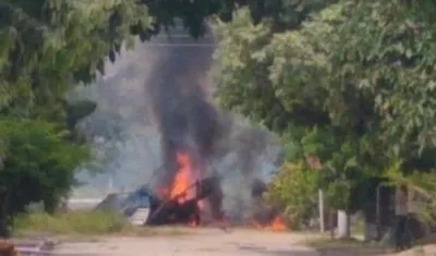 El carro bomba iba dirigido contra la estación de Policía de Puerto Rondón.