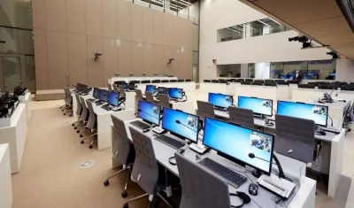 Vista del interior de una de las salas de la Corte Penal Internacional de la Haya.