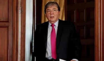 El Ministro de Defensa, Carlos Holmes Trujillo.