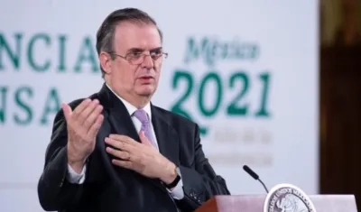 Marcelo Ebrard, Secretario de Relaciones Exteriores de México.