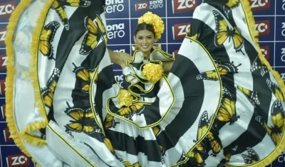 Valeria Charris Salcedo, reina del Carnaval de Barranquilla 2022.