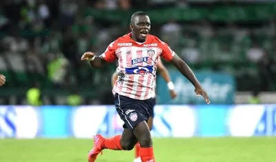 Edwuin Cetré, delantero de Junior. 