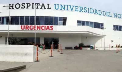 Fachada del Hospital Universidad del Norte.