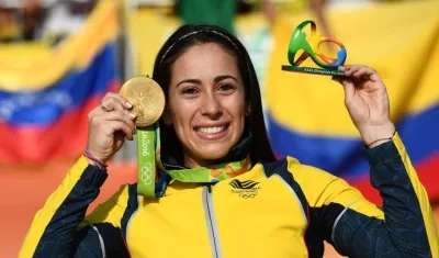 Mariana Pajón es una de las grandes esperanzas a la medalla de oro. 