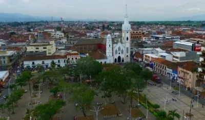 Panoramica del municipio de Tuluá.
