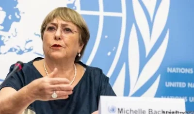 Michelle Bachelet, Alta Comisionada para los Derechos Humanos de la ONU.