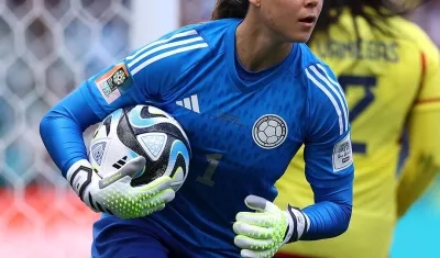 Catalina Pérez, portera titular de la Selección Colombia. 