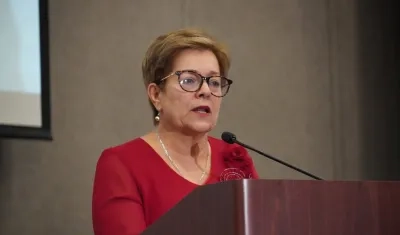 La ministra de Trabajo, Gloria Inés Ramírez