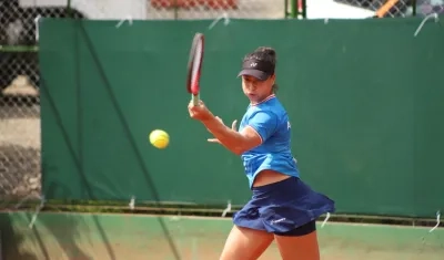 María Fernanda Herazo, tenista de Atlántico. 