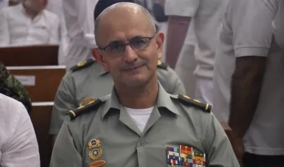 General Jorge Urquijo, comandante de Policía Metropolitana de Barranquilla.