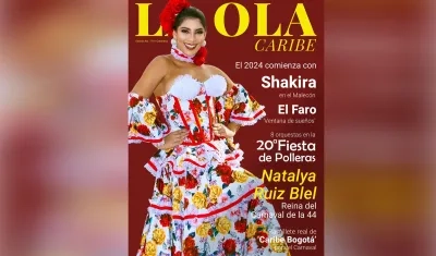 La reina del Carnaval de la 44, Natalya Ruiz Blel, en la portada