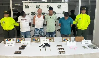 Capturados por la Policía de Cartagena. 