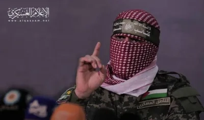 Abu Obeida, portavoz de las Brigadas al Qasam.
