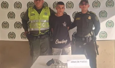Juan Carlos Escorcia Donado, capturado. 