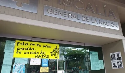 Sede de la Fiscalía en el Centro de Barranquilla.