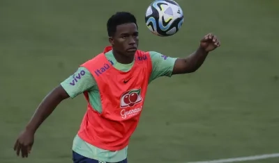 Endrick, atacante del Palmeiras, convocado a la selección brasileña.