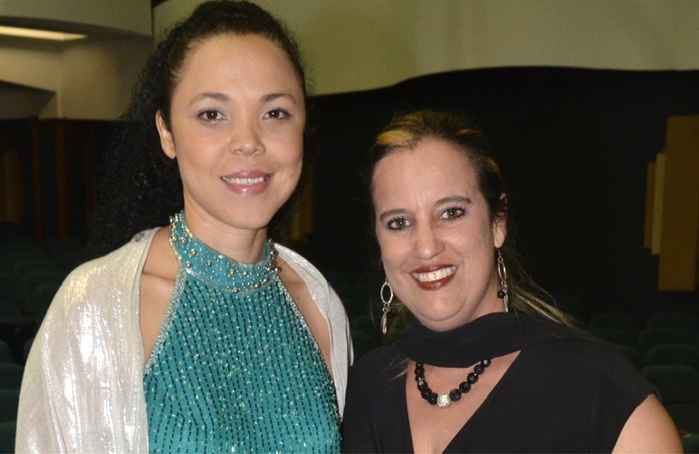 Las gestoras del proyecto Laura Saldarriaga y Yamira Rodríguez.