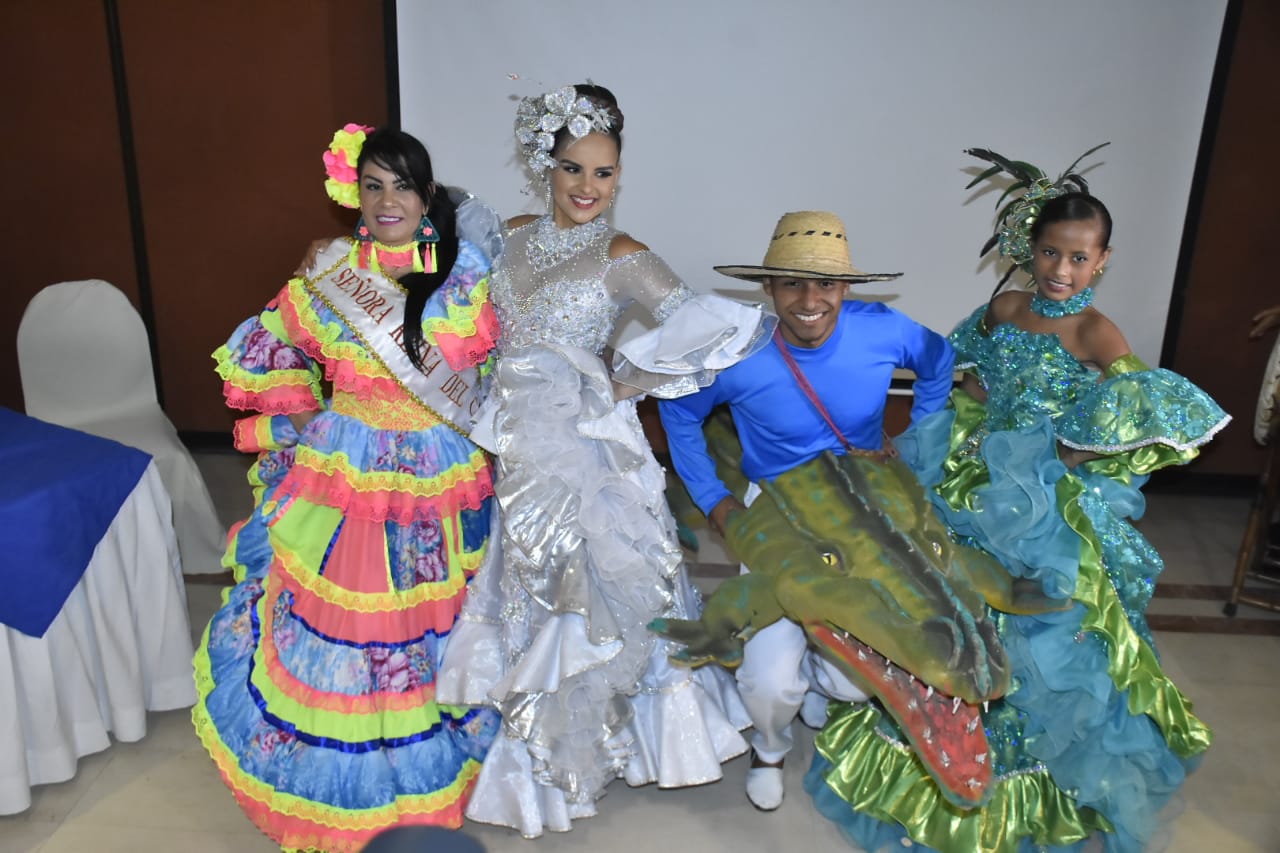 Los reyes del Festival del Caimán Cienaguero 2019.