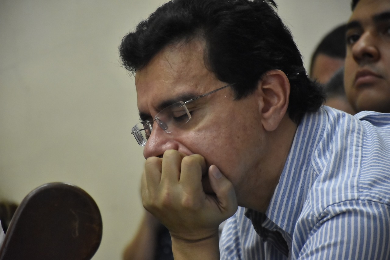 El microsueño de Ramsés Vargas Lamadrid en la audiencia de imputación.