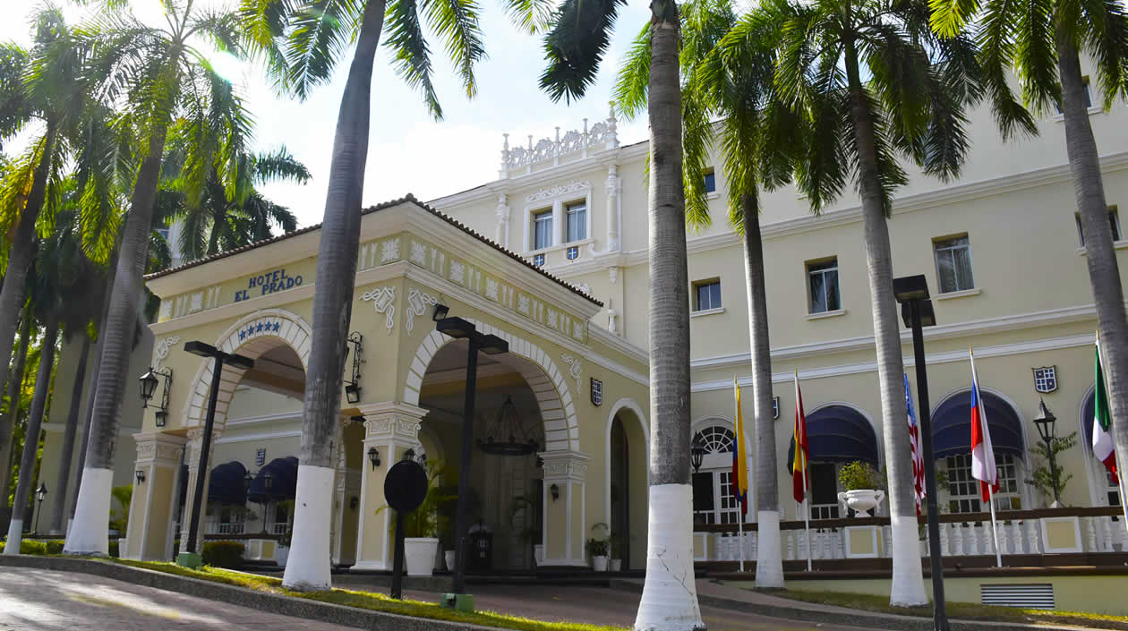 El Hotel El Prado, en proceso de recuperación.