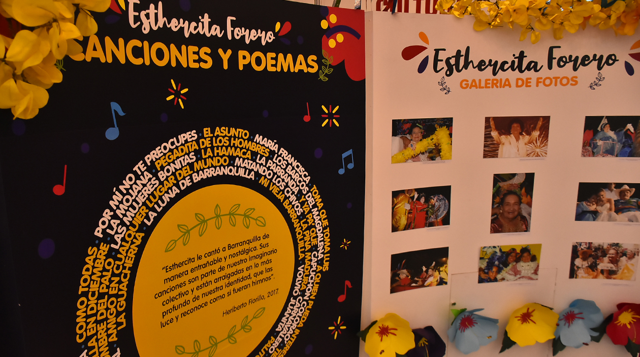 Hasta el 5 de marzo estará esta exposición homenaje a Esthercita Forero.