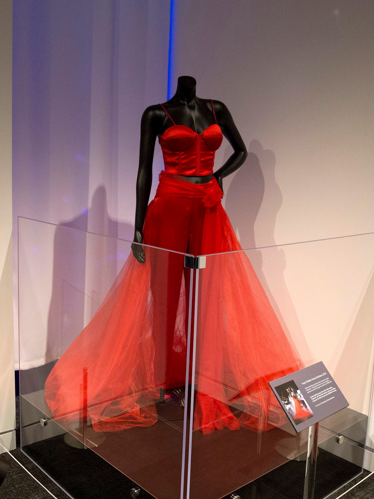 Vestido usado por la cantante mexicana Ximena Sariñana durante la edición 20 de los premios Latin Grammy.