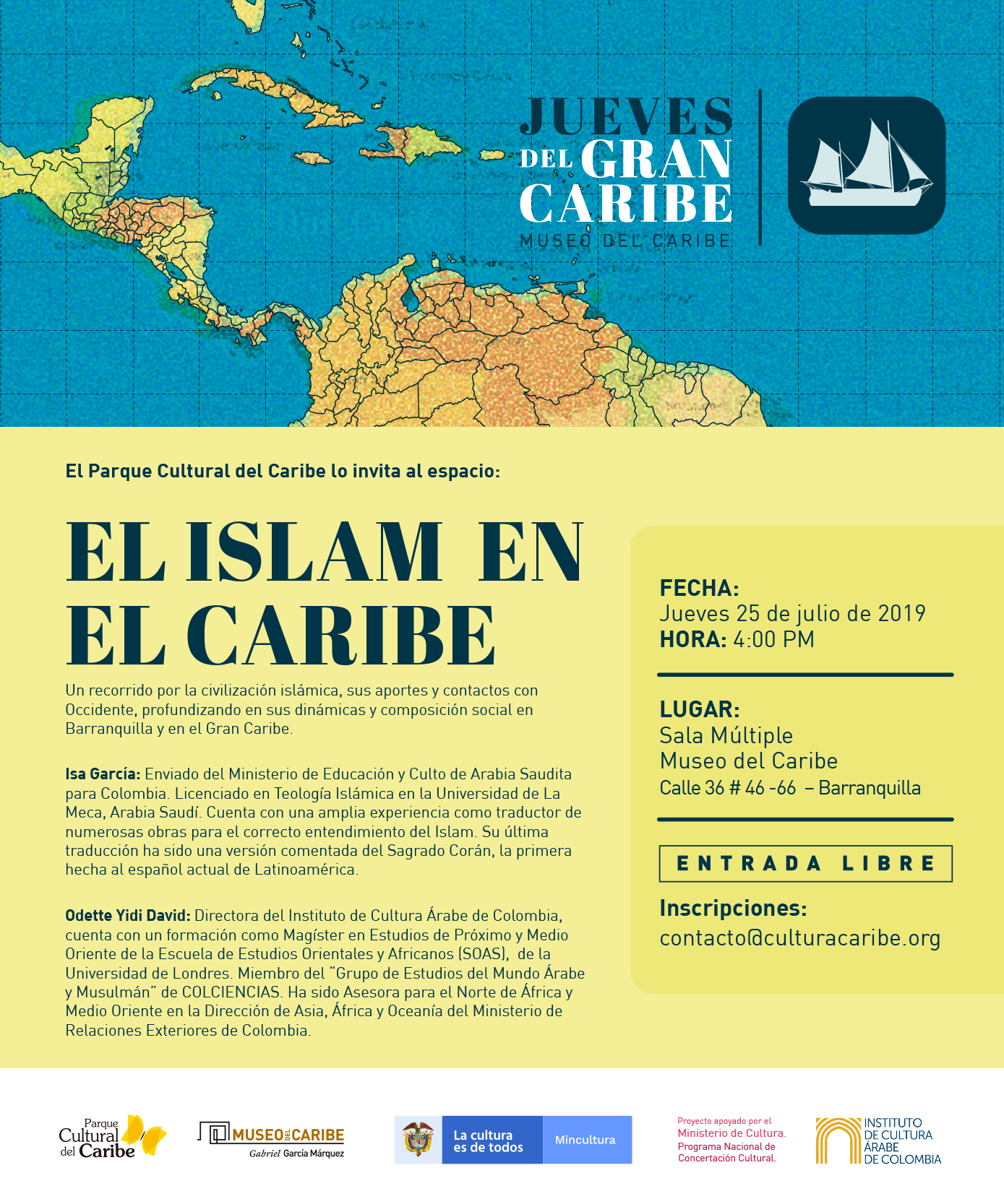 'El Islam en el Caribe', encuentro realizado por 'Jueves del Gran Caribe'.