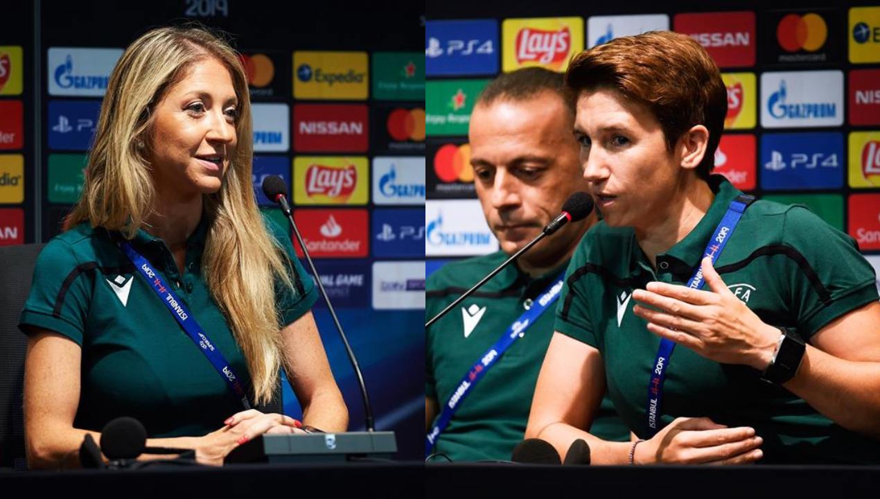 Los árbitros, la italiana Manuela Nicolosi, el turco Cüneyt Çakir y la irlandesa Michelle O'Neill, completan la terna de hoy.