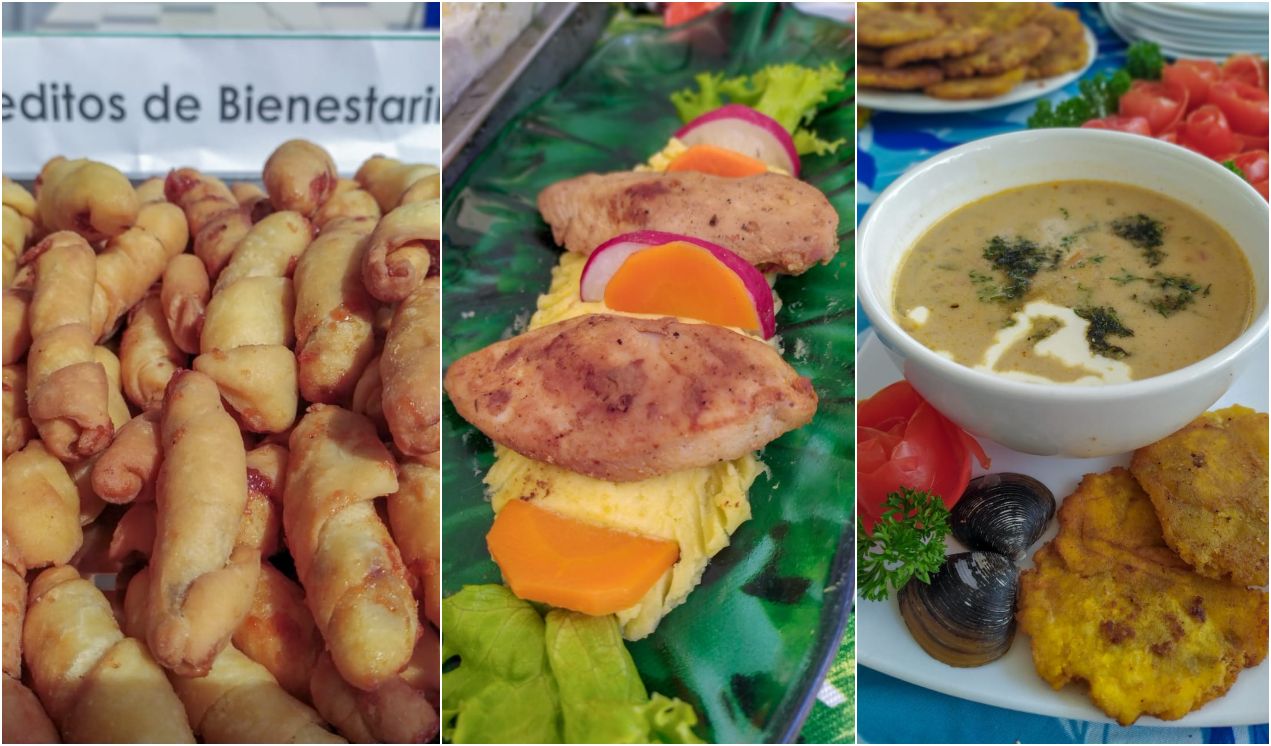 Diversos platos se exhibieron en la Feria Gastronómica de Bienestarina.