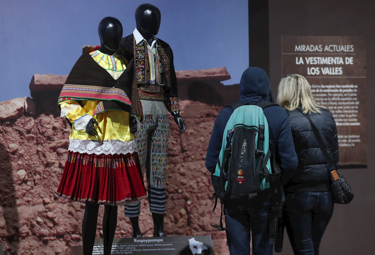 Las Vestimentas De Indígenas De Bolivia Muestran Su Colorido Y