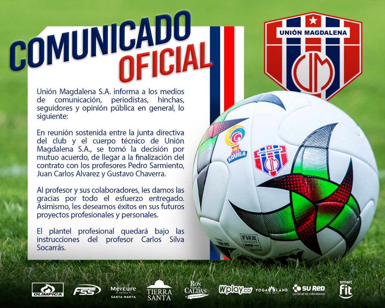 Unión Magdalena S.A se permite oficializar a través del comunicado 010-2019, lo siguiente: