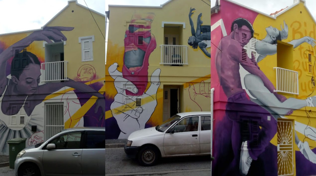 Los murales del sector de Otrobanda.