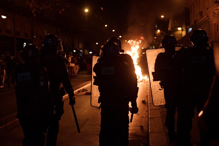 Disturbios en París. 