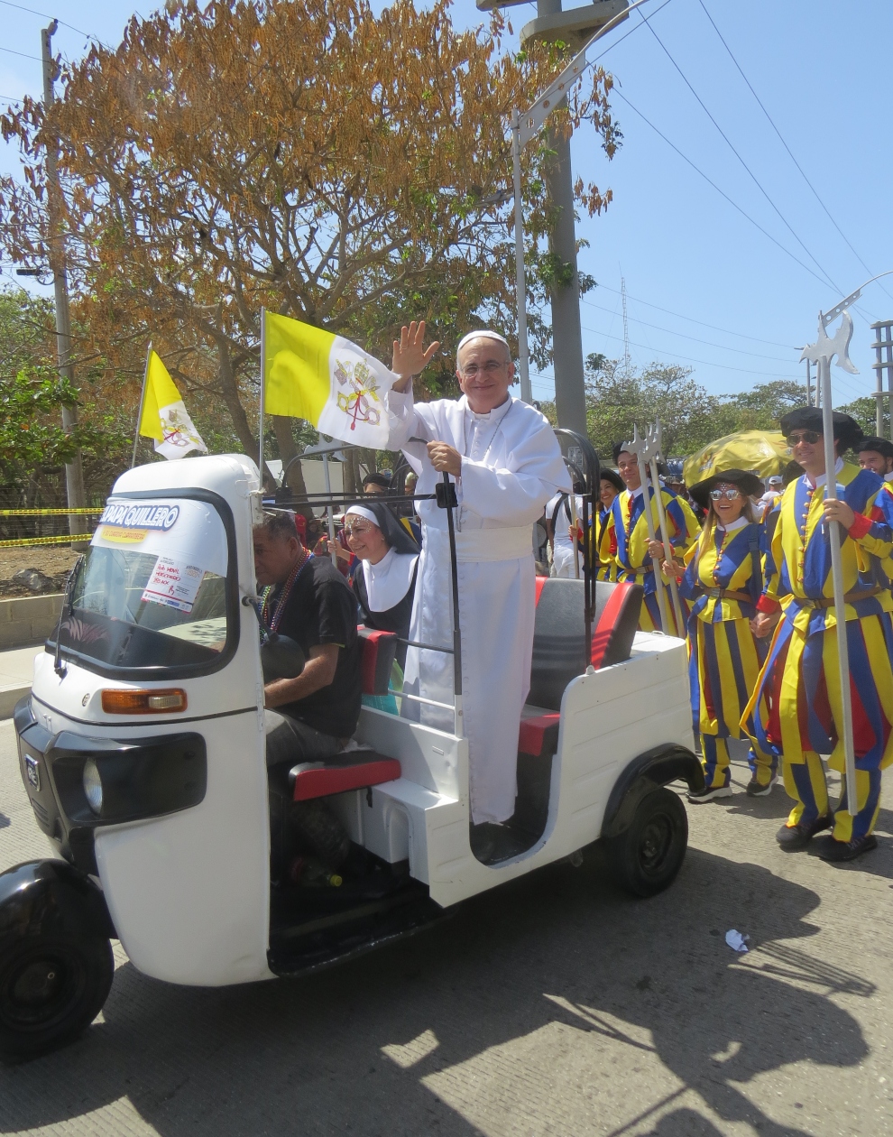 El 'Papa Francisco' del Carnaval.