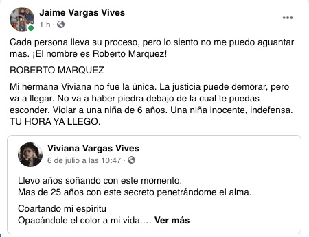 La revelación de Jaime Vargas Vives.