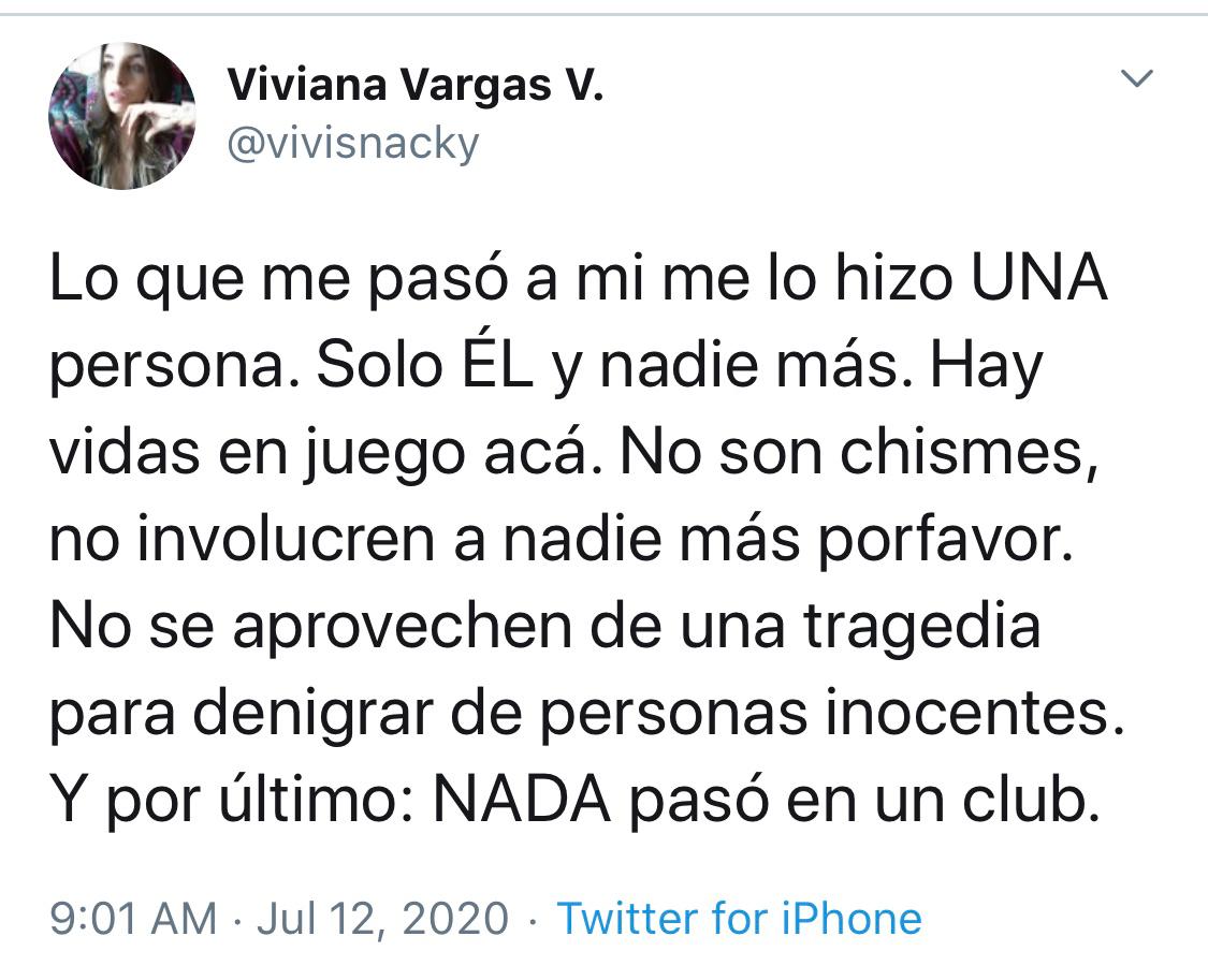 El trino de Viviana Vargas Vives.