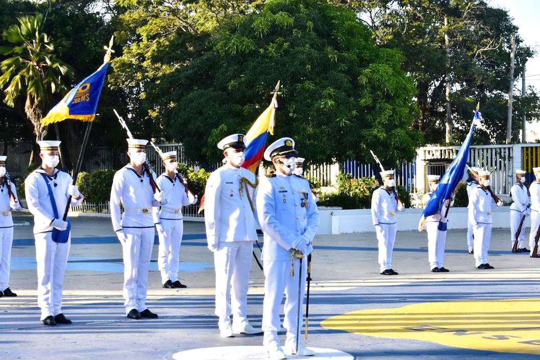 Ceremonia realizada en la Escuela Naval de Suboficiales ARC "Barranquilla".