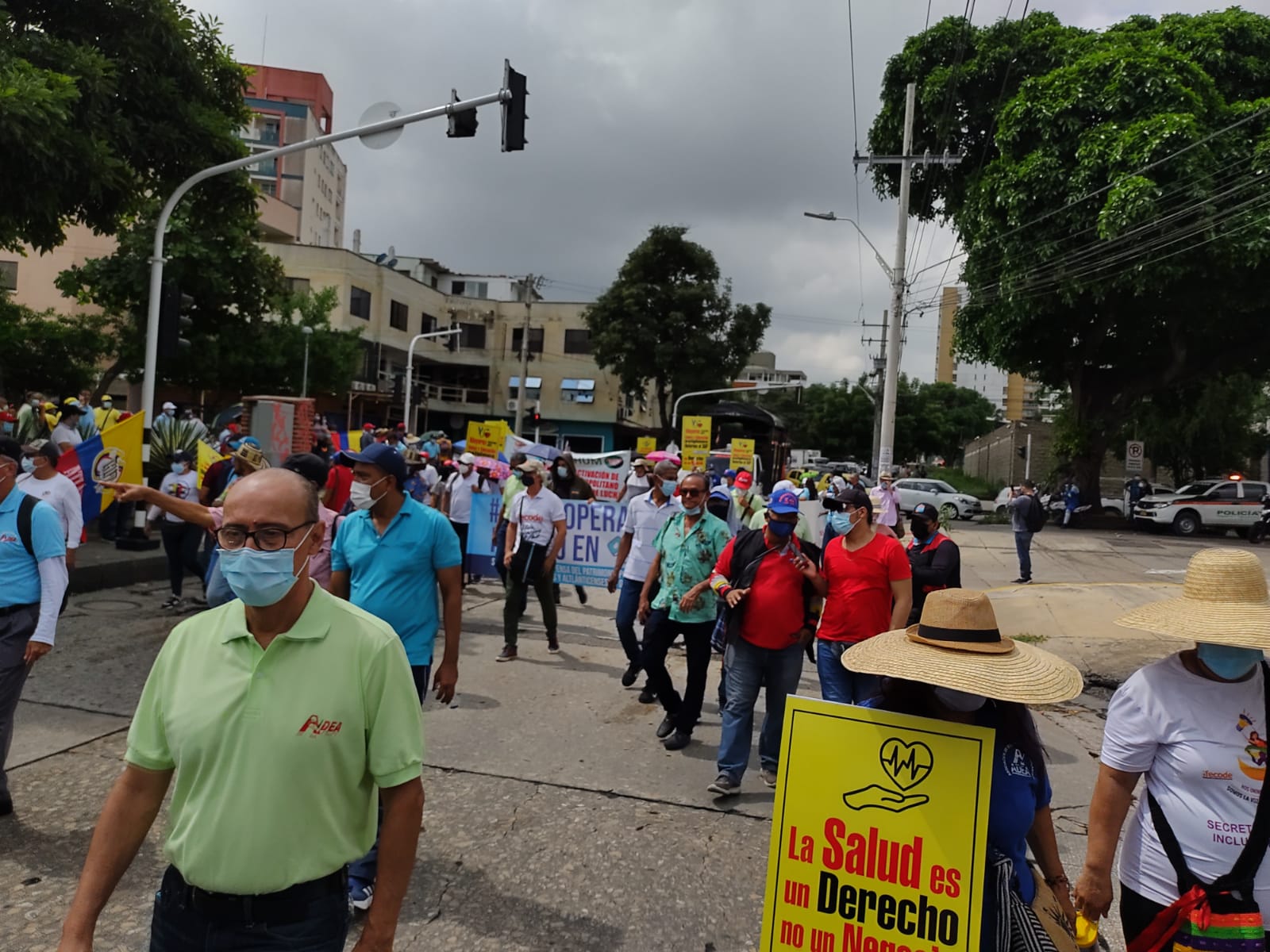 Jornada Nacional de Protesta en Barranquilla.