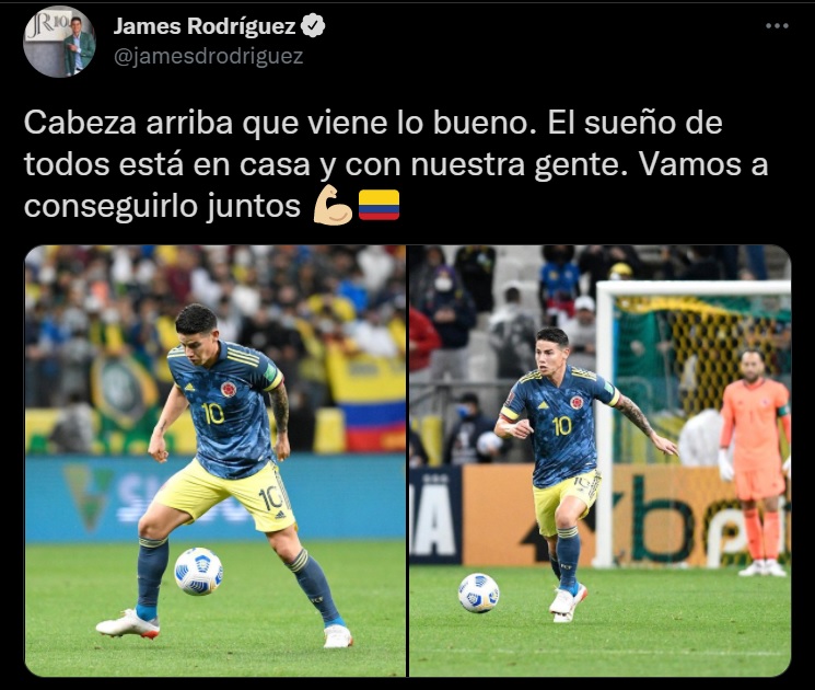 Trino de James Rodríguez. 