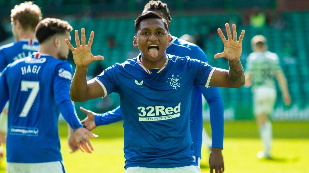 Alfredo Morelos scored the tie in the classic against Celtic, which keeps Rangers undefeated