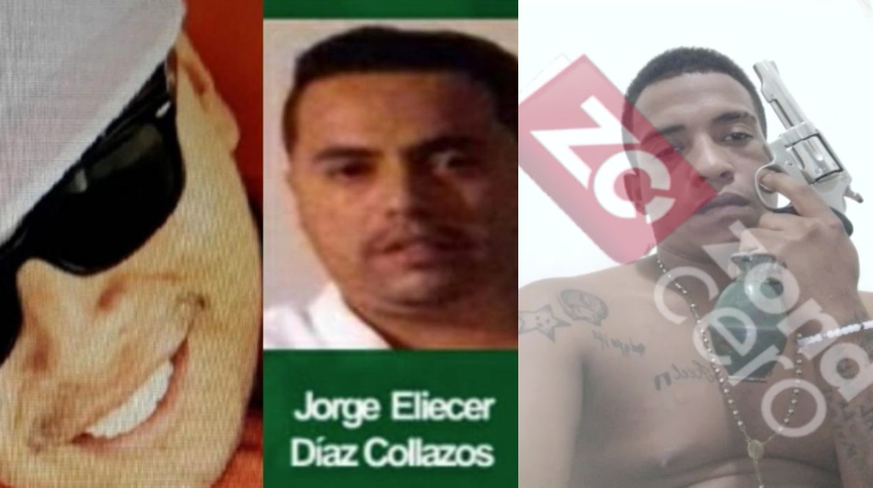 Jorge Eliécer Díaz Collazos, alias ‘Castor' y José Blanco, alias 'Yefri' o ‘El de la Y’.