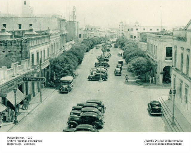 Paseo de Bolívar 1939.