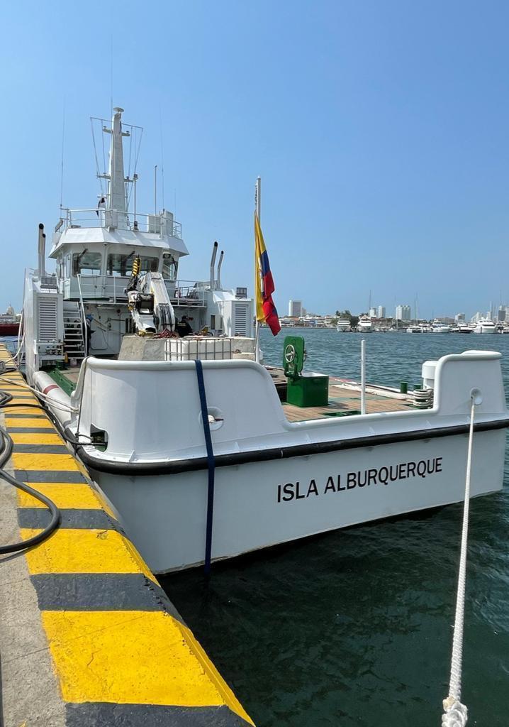 El buque balizador ARC “Isla Alburquerque” inició una campaña de mantenimiento de las ayudas a la navegación ubicadas en el Caribe colombiano.