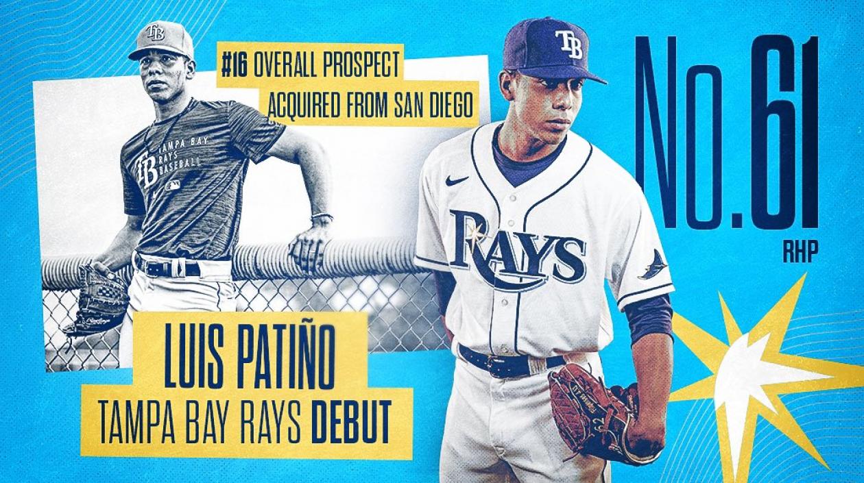 Luis Patiño debutará con los Rays de Tampa Bay, encargado de la