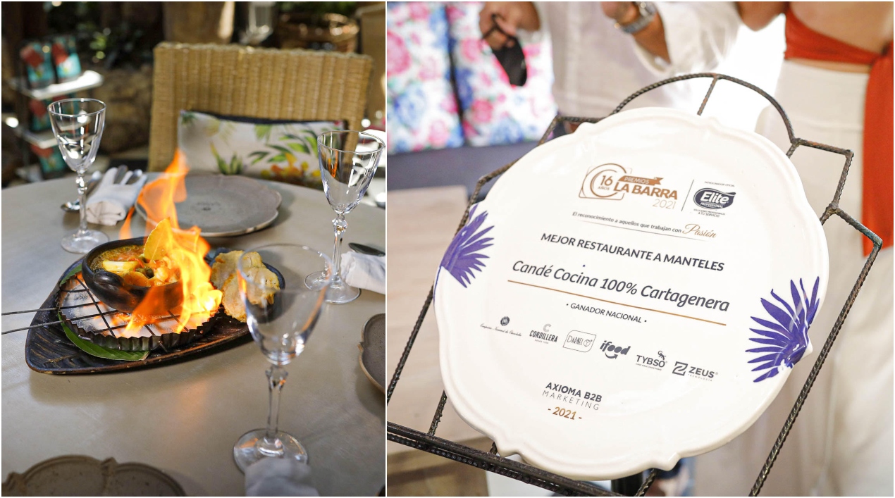 Candé Restaurante compitió en la categoría “Mejor Restaurante a Manteles”.