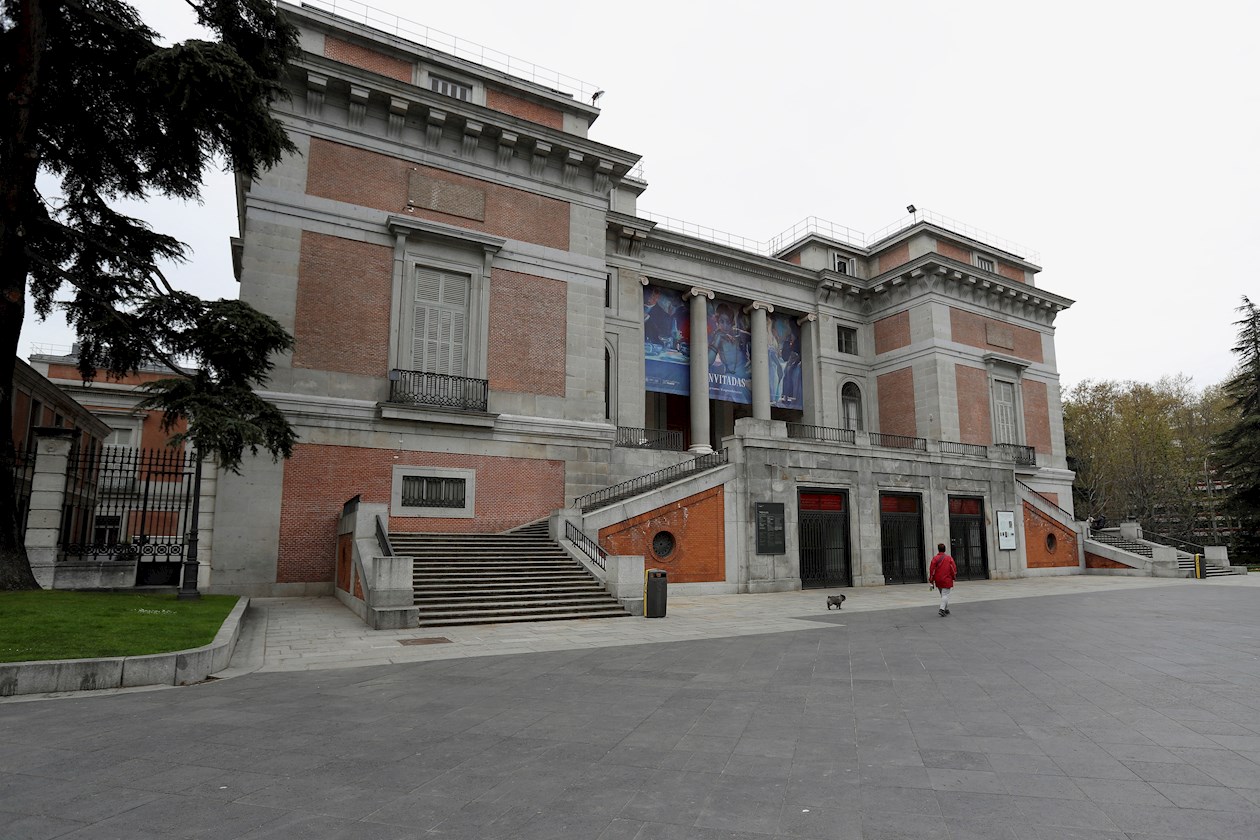 Vista del Museo del Prado en Madrid. 