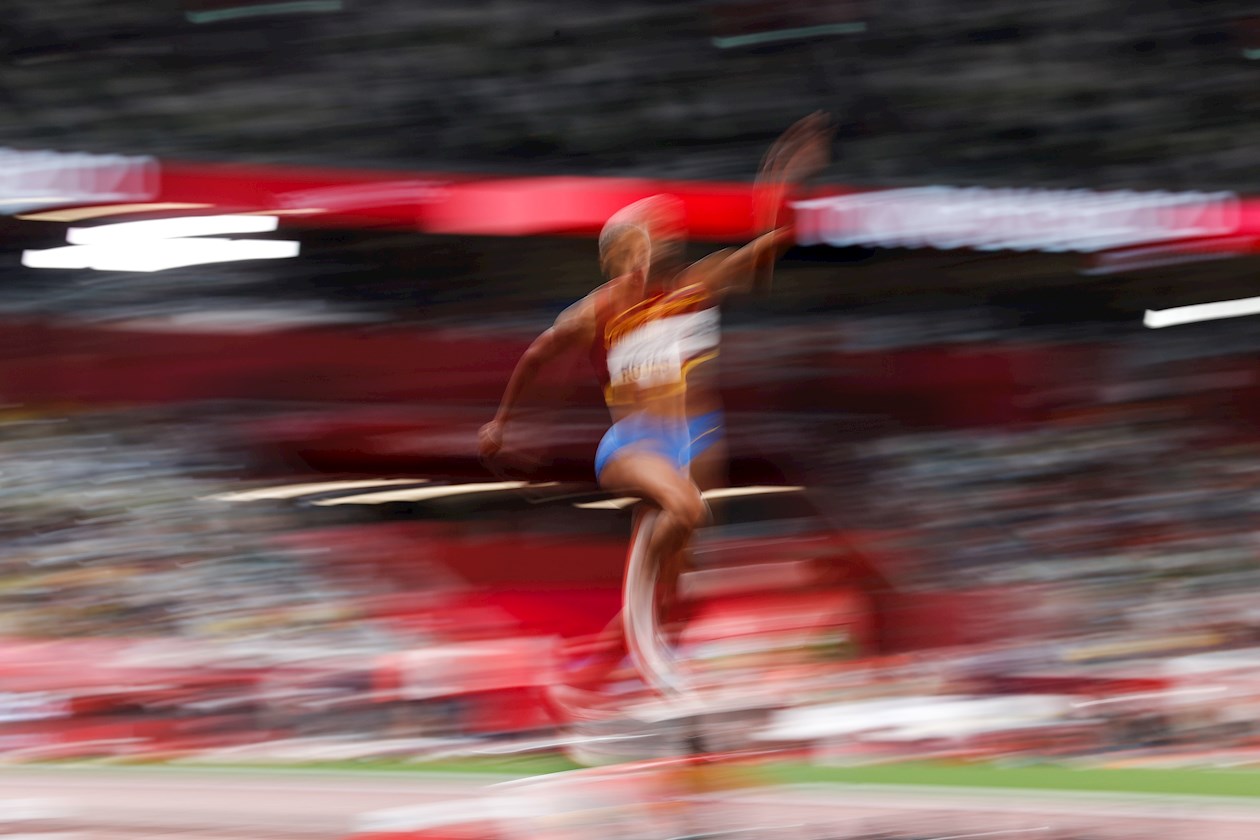 La venezolana Yulimar Rojas bate el récord del mundo en la final femenina de triple salto durante los Juegos Olímpicos 2021.