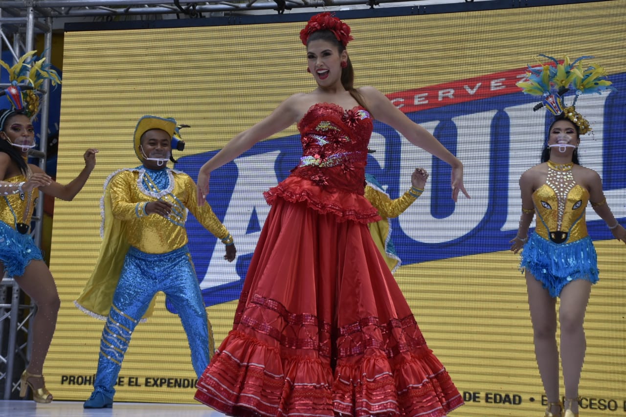 Valeria Charris Salcedo, reina del Carnaval 2022.