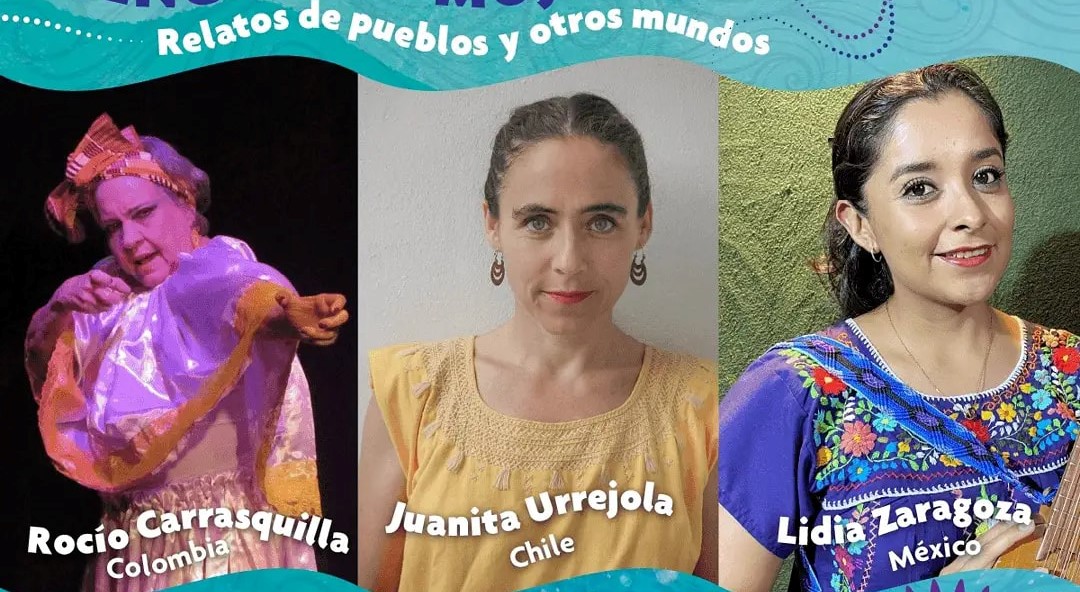 Las tres narradoras de tres países: Colombia, Chile y México.